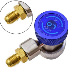 XIAOFANG Fangxia Store Car 90 Degree AC Air Conditioner High Low R134a Quick Coupler Adapter Connector Remover Tool Air Conditioning Accessories