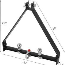 Happybuy 3 Point BX Trailer Hitch Drawbar Trailer Hitch Receiver 3 Point Trailer Receiver 1 Tractor Tow Hitch Drawbar
