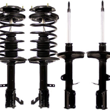 Carock Coilovers Spring Struts Front Rear Set Compatible with Toyota Corolla Sedan 1993-2002
