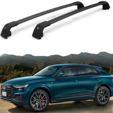 Lequer Fits for Audi E-tron Etron 2019 2020 2021 Crossbar Cross bar Roof Rack Baggage Luggage Rail Carrier Holder Black