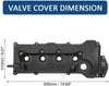 X AUTOHAUX 132644Z011 Car Engine Valve Cover Replacement with Gasket Black for Nissan Sentra GXE XE CA Sedan 1.8L 2000 2001 2002