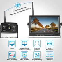 HD Digital Wireless Backup Camera Kit, Niloghap IP69 Waterproof Rear View Camera and 9″ Split/Quad Screen DVR Monitor, High-Speed Observation System for Trailers, Trucks, Motorhomes, 5th Wheel, Bus