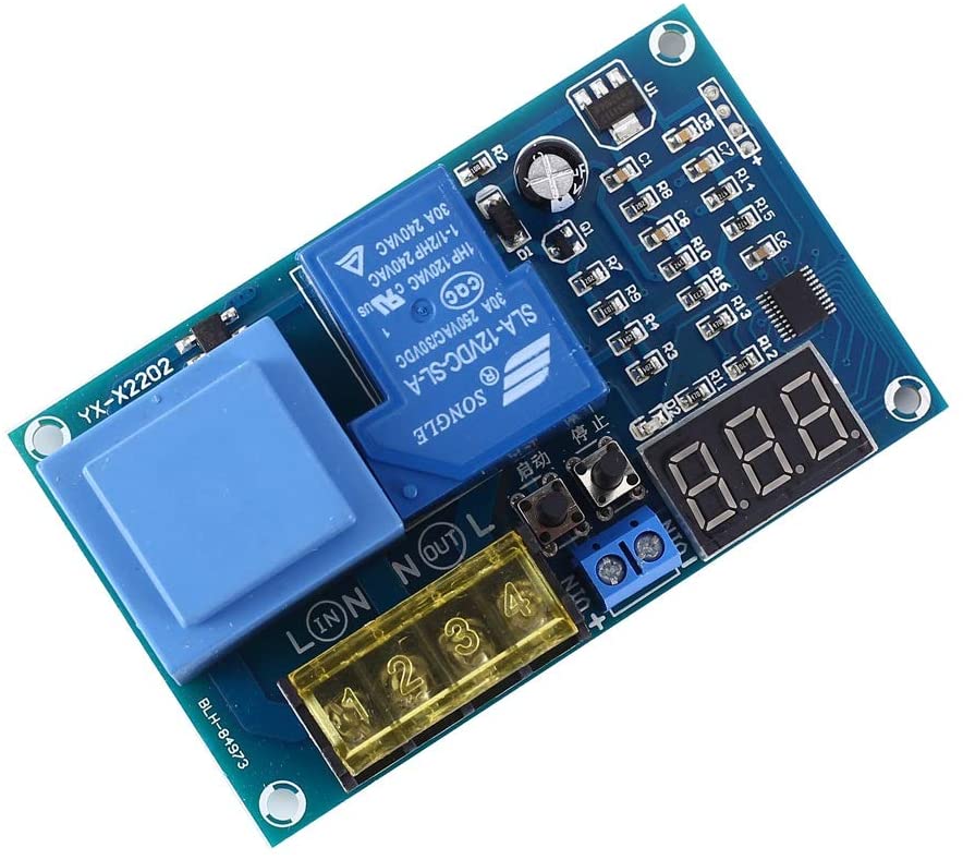ZEFS--ESD Electronic Module Battery Protecter Over-Discharge Protection Dispaly Module 30A Low Voltage Protection Board 3.7V 4.2V 12V 24V 48V 120V Battery