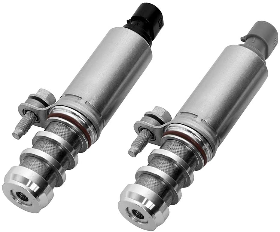 HY-SPEED 718-201 Intake and Exhaust Camshaft Position Actuator Variable Solenoid Control Valve Kit works with 2.0L 2.2L 2.4L Chevy Cobalt HHR Malibu Equinox GMC Terrain Pontiac G6 12655421 12655420