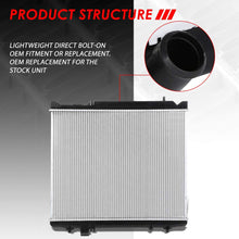 2933 Factory Style Aluminum Cooling Radiator Replacement for 04-06 Suzuki XL-7 2.7L AT