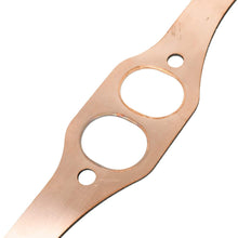 LucaSng A Pair SBC Oval Port Copper Header Exhaust Gasket Seal For Chevy SB 327 305 350 383 Reusable Exhaust Manifold Gasket Set