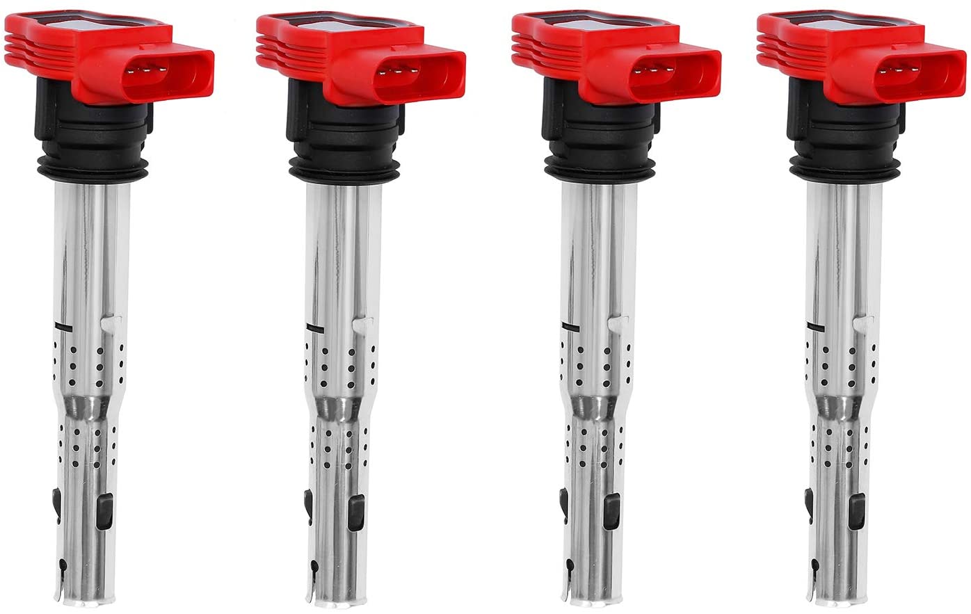 Ignition Coil Pack Set of 4 for Audi A4 A6 Q7 R8 S4 S5 TT Volkswagen Passat CC Golf GTI & More Replaces# 06E905115E, 06E905115F, UF529, 06E905115A, 06E905115C