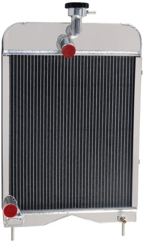 CoolingSky 3 Row Aluminum Tractor Radiator for Massey Ferguson 135 UK, 20 35 135 148 203 205 2135 194275M94 897188M94