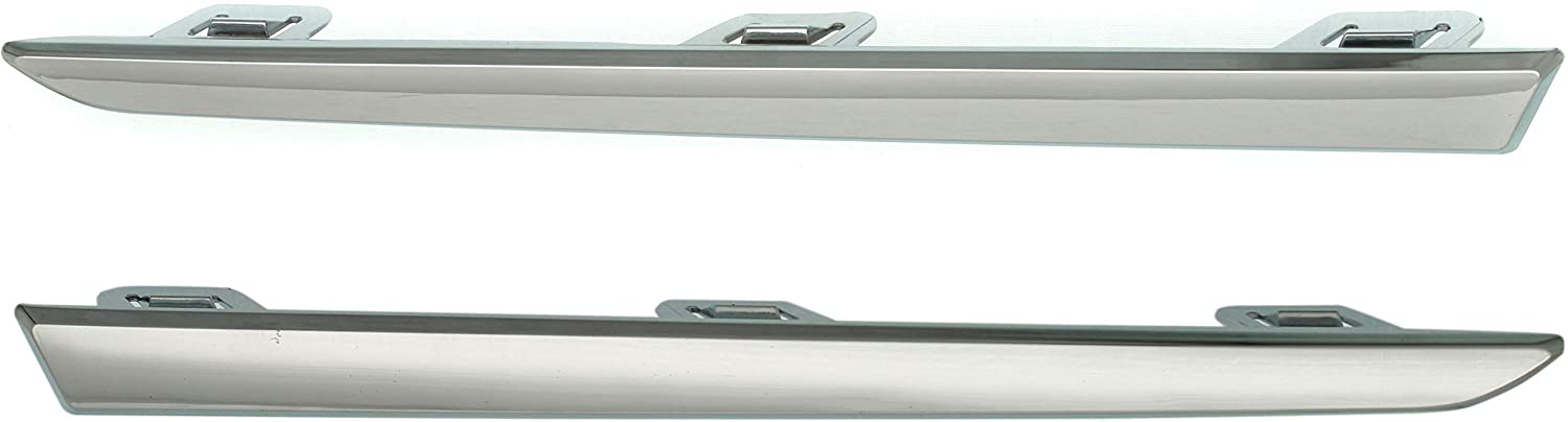 Rear Bumper Molding Compatible with 2017-2018 Honda CR-V Chrome Touring Model Passenger and Driver Side