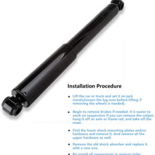 Shocks and Struts,ECCPP Rear Pair Shock Absorbers Strut Kits Compatible with 1993-2002 Nissan Quest/Mercury Villager,1995-2002 Toyota Tacoma 344055 37098