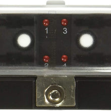Bussmann FP-ATC-04ID Fuse Panel (4 Pole Automotive ATC with LED Indicators and Clear Cover), 1 Pack