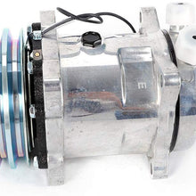 CO 9285C/CO2062CA New AC Compressor/Air Conditioner Compressor and A/C Clutch Replaces fit for Sanden SD508 CO 9285C