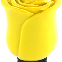 Arenbel Yellow Rose Shift Stick Knob Resin Flower Universal Car Gear Shifter Shifting Head fit Most Auto Car Boat Truck and SUV