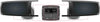 Magnadyne RV3000-SB Mount Deckless AM/FM/Bluetooth Multimedia Receiver and Black Wall Mount Multimedia Radio System Panel with Speakers