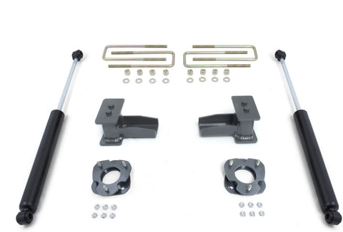 Maxtrac Suspension 903141 Body Lift Kit and Component (2.5In Strut Spacers, 4In Blocks/U-Bolt, Maxtrac Shocks 3200Ll-4)