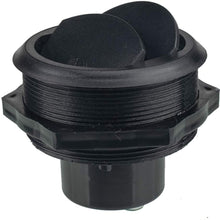 GARNECK Air Conditioning Vent Outlet Round Long Air Conditioner Ventilation Outlet for RV Bus Electric Car Caravan Side Roof 82mm/75mm 46mm (Black)