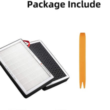 TZUTOGETHER Tesla Model 3 Model Y Air Filter HEPA Replacements 2 Pack with Pm2.5 Activated Carbon Three-Layer Purifier Suitable for All Tesla Model 3 from 2017-2021 (3-Layer Filter)