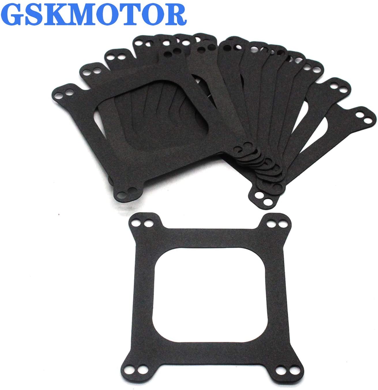 GSKMOTOR Holley Carburetor Base Gaskets (10 pcs) Carburetor Mounting Gasket