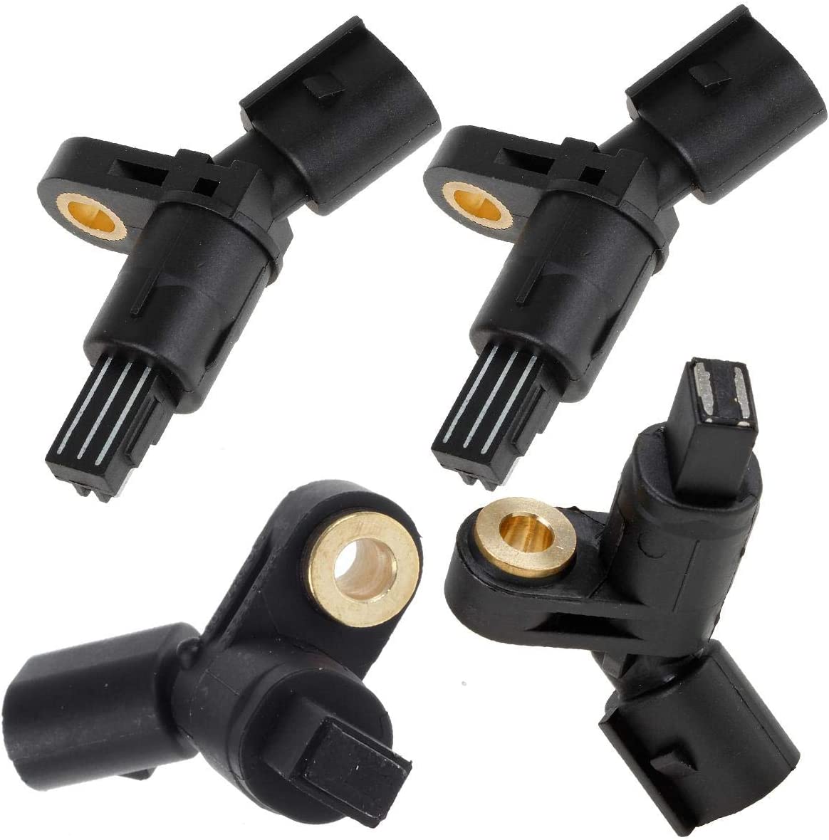 AUTEX 4PCS ABS Wheel Speed Sensor Front & Rear 1J0927803 1J0927807B 1J0927804 ALS470 ALS522 ALS465