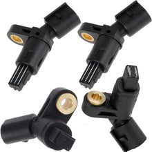 AUTEX 4PCS ABS Wheel Speed Sensor Front & Rear 1J0927803 1J0927807B 1J0927804 ALS470 ALS522 ALS465