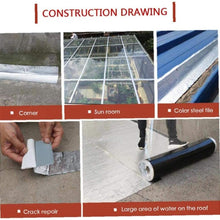 Aisoway Aluminum Foil Adhesive Tape Waterproof Super Repair Crack Thicken Butyl Home Renovation Tools