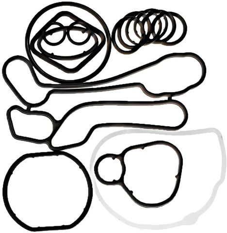 Engine Oil Cooler Gasket Seal Rebuild Kit for Chevrolet Cruze Aveo Sonic Pontiac G3 Saturn Astra 93186324 55354071
