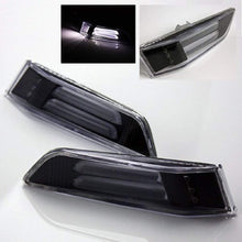 FAYUE Compatible With 2003-2007 Infiniti G35 2Dr Coupe Smoke Bumper Lights Park Side Marker