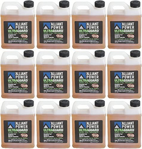 Alliant Power ULTRAGUARD Diesel Fuel Treatment - 12 Pack of 32 oz Jugs # AP0502