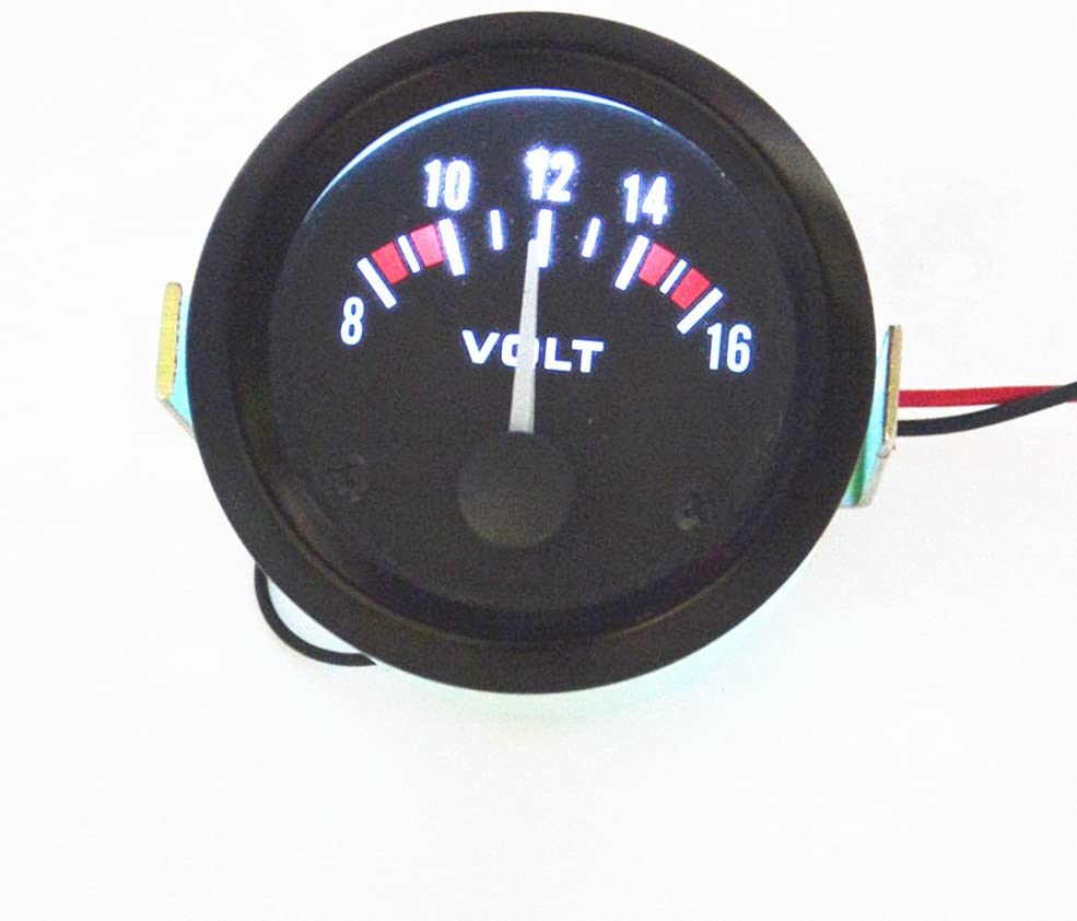 Universal 8-16V Voltmeter Gauge Meter Racing Car 2 inch 52mm car Voltmeter Instrument