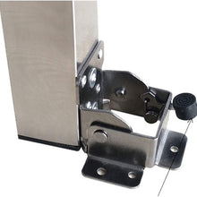 DAXINYANG Colorful Linght 1PCS Camper Telescopic Table Leg Folding Adjustable Height Fit for Caravan Campervan Motorhome RV Folding Table Mount (Color : Silver)