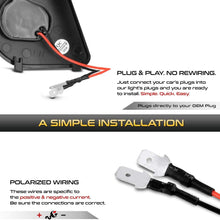 VIPMOTOZ White LED Side Under-Mirror Puddle Light Lamp Replacement For 2009-2018 Dodge RAM 1500 2500 3500 Pickup Truck Towing Mirror, 2-Piece Driver & Passenger Side Set