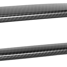 X AUTOHAUX 1 Set Carbon Fiber Pattern Front Grill Grille Inserts Guards Cover Trim for Dodge Challenger 2015-2020