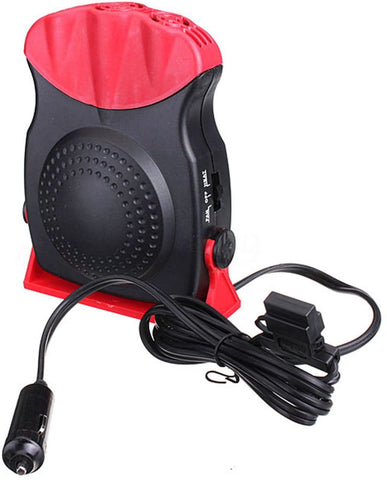 Car Heater,CHELIYA 12V 150W 2 in 1 Auto Portable Car Heating Cooling Fan Heater Defroster Demister Red