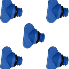 Manifold Engine Block Drain Plug Kit Replaces Sierra 18-4226 for Mercruiser 22-806608a02 Compatible with GLM 13992 Pack of 5