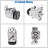 labwork AC Compressor & A/C Clutch CO 11227C Replacement for 2007-2014 Subaru Forester 2008-2014 Subaru Impreza 2015 Subaru WRX STI 2.5L