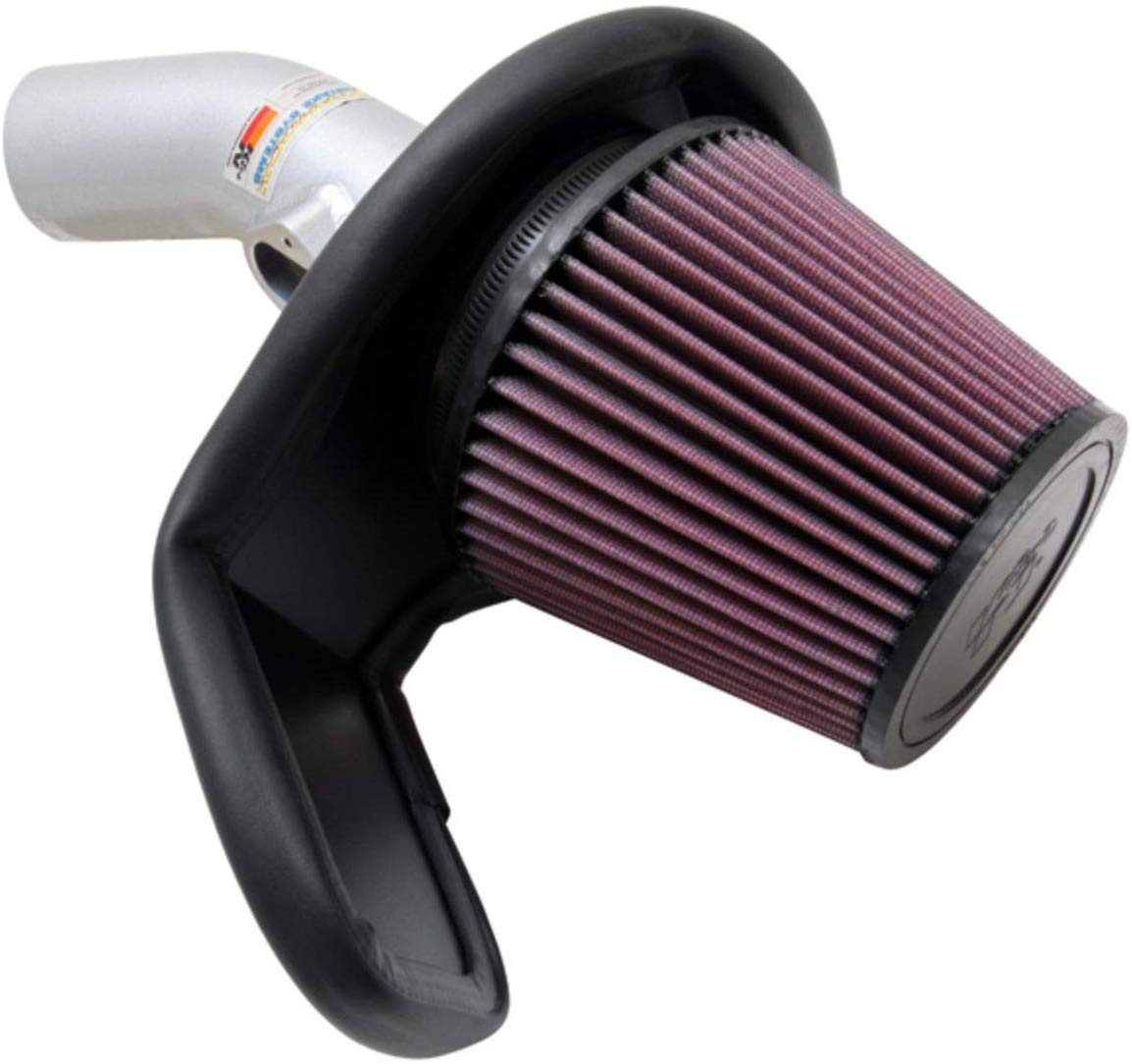 K&N Cold Air Intake Kit with Washable Air Filter: 2009-2016 Chevy/Opel/Vauxhall (Cruze, Cruze Limited, Astra J, Astra MK6), 1.4L L4, Polished Metal Finish with Red Oiled Filter, 69-4521TS