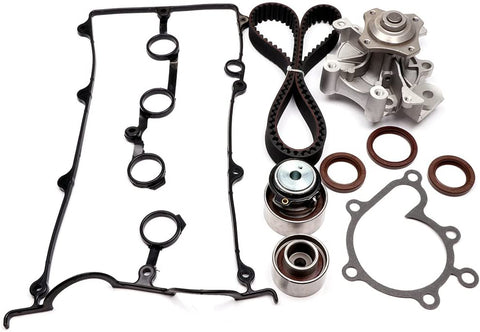 Engine Timing Part Belt Set Timing Belt Kits, SCITOO fit for Ford for Mazda 626 MX-6 Protege Replacement Timing Tools with Water Pump Valve Cover Gasket Kit