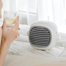 Liyeehao Air Cooler, Portable Mini USB Air Conditioner USB Rechargeable Fan Office Car Air Conditioner Fan Desktop Personal Cooling Fan Cooler Humidifier & Purifier Multi-Layer Cooling Rapid Cooling