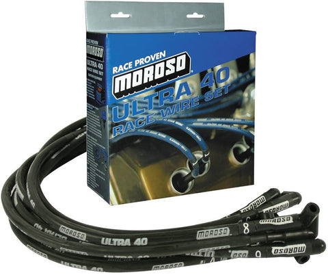 WIRE SET,ULTRA 40,SBC, SLEEVED,BLACK 73817