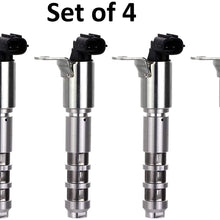 Engine Variable Valve Timing Solenoid VVT Valve for Select 3.0L or 3.6L Buick Cadillac Chevrolet GMC Pontiac Saturn (Replaces 12586722 12636175 12615613) (Pack of 4)