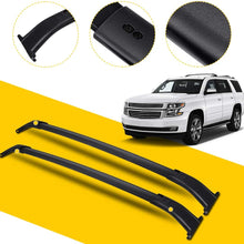 LEDKINGDOMUS Cross Bars Roof Racks Compatible for 2015-2020 GMC Yukon/Chevrolet Tahoe/Chevy Suburban/Cadillac Escalade, Aluminum Rooftop Cargo Bag Carrier Luggage Crossbars Carrying Canoe Kayak Bike