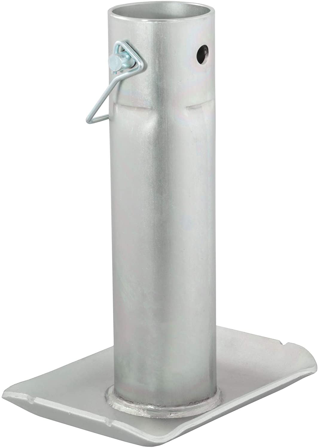 CURT 28274 Trailer Jack Foot, Fits 2-Inch Diameter Tube, Supports 2,000 lbs, 8-1/2-In Height