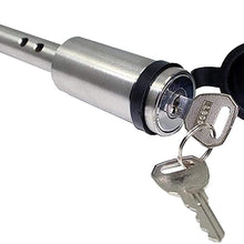 Bulletproof Stainless Steel Trailer Hitch Locking Pin with Weather Resistant Rubber Cap, 5/8” Diameter, Universal Fit, Compatible with Class 1, 2, 3, 4, 5 Hitches