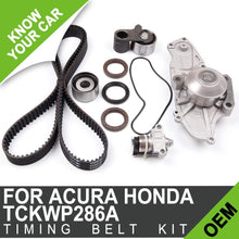 SCITOO Timing Belt Component Kit Water Pump J30A1 J35A Fits 1997-2002 Honda Acura 3.0 3.5L