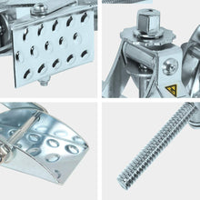 MAHLER GATES 2020 New X Chock Wheel Stabilizer, RV Tire Stabilizers Locking Chock for Campers Travel Trailers Trucks with Wrench, Open 2'' to 10'' 2 Pack