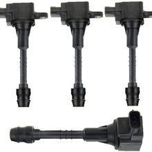 Set of 4 Ignition Coils Pack for Nissan Sentra 2002-2006 I4 1.8L