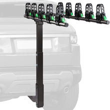 STEGODON 5 Bike Hitch Rack 2'' Hitch Receiver Heavy Duty Bicycle Carrier Racks Hitch Mount Double Foldable Rack for Cars, Trucks, SUV,Hatchback RV,Tow Hitch and Minivans