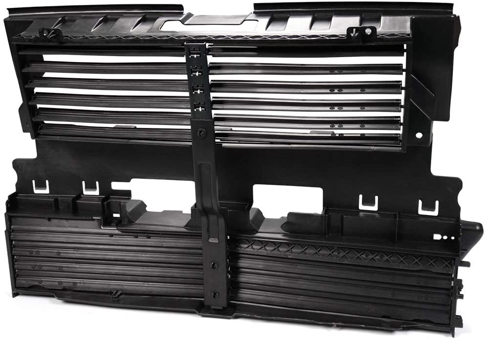 Front Radiator Grille Control Shutter Assembly Without ACTUATOR Motor Replacement For Ford Fusion 2013-2016 Replaces# DS7Z-8475-A,DS7Z8475A Black