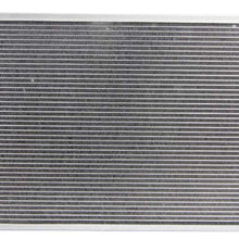CoolingSky 62MM 4 Row All Aluminum Radiator for 70-89 GM Chevrolet/Buick/GMC Chevelle, El Camino, C/K Series Pickup, Impala Cutlass