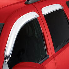 Auto Ventshade 684536 Chrome Ventvisor Side Window Deflector, 4-Piece Set for 2014-2018 Silverado & Sierra 1500, 2015-2018 Silverado & Sierra 2500HD-3500HD with Crew Cab